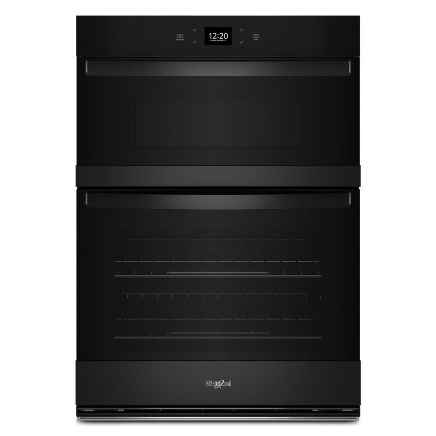 WHIRLPOOL 6.4 Total Cu. Ft. Combo Wall Oven with Air Fry When Connected Black - WOEC5030LB