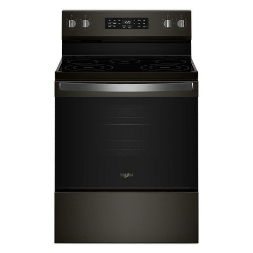 WHIRLPOOL 30-inch Electric Range with Air Cooking Technology and Steam Clean Black in Stainless Steel - WFES4530SV