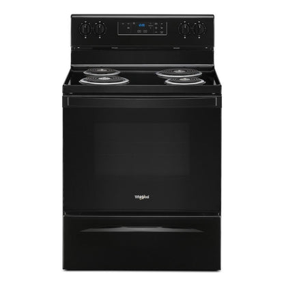 WHIRLPOOL 4.8 cu. ft. Electric Range with Keep Warm setting Black - WFC315S0JB