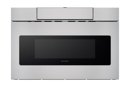 SHARP 24 in. 1.2 cu. ft. 950W Sharp in Stainless Steel Microwave Drawer Oven - SMD2470ASY