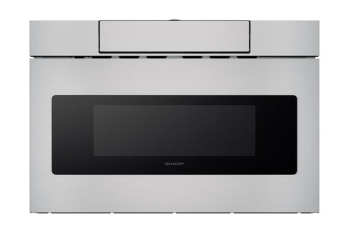 SHARP 24 in. 1.2 cu. ft. 950W Sharp in Stainless Steel Microwave Drawer Oven - SMD2470ASY