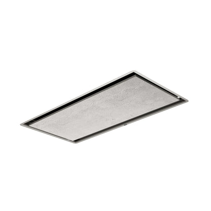 AskoEIL640DW ILLUSION Ceiling Range Hood 40" wide - 600CFM in Stainless Steel Look Panel Ready - EIL640DW