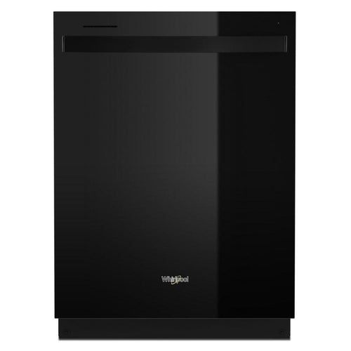 WHIRLPOOL 24 in Stainless Steel Dishwasher with AI Intelligent Wash - 47 dBA Black - WDT750SAKB