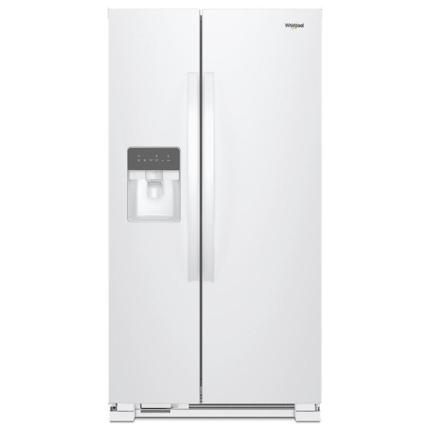 WHIRLPOOL 36-inch Wide Side-by-Side Refrigerator - 24 cu. ft. White - WRS315SDHW