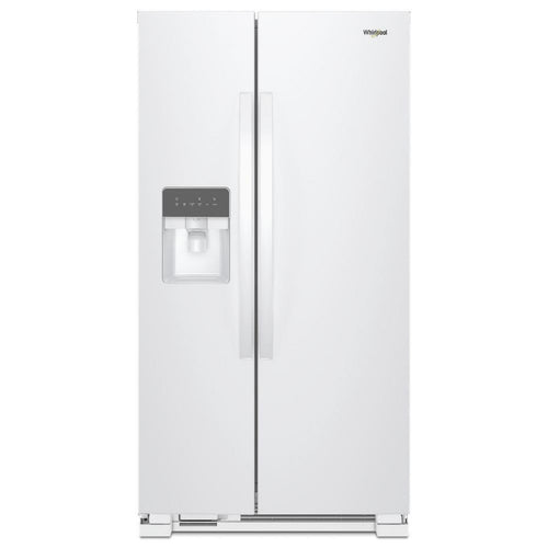 WHIRLPOOL 36-inch Wide Side-by-Side Refrigerator - 24 cu. ft. White - WRS315SDHW