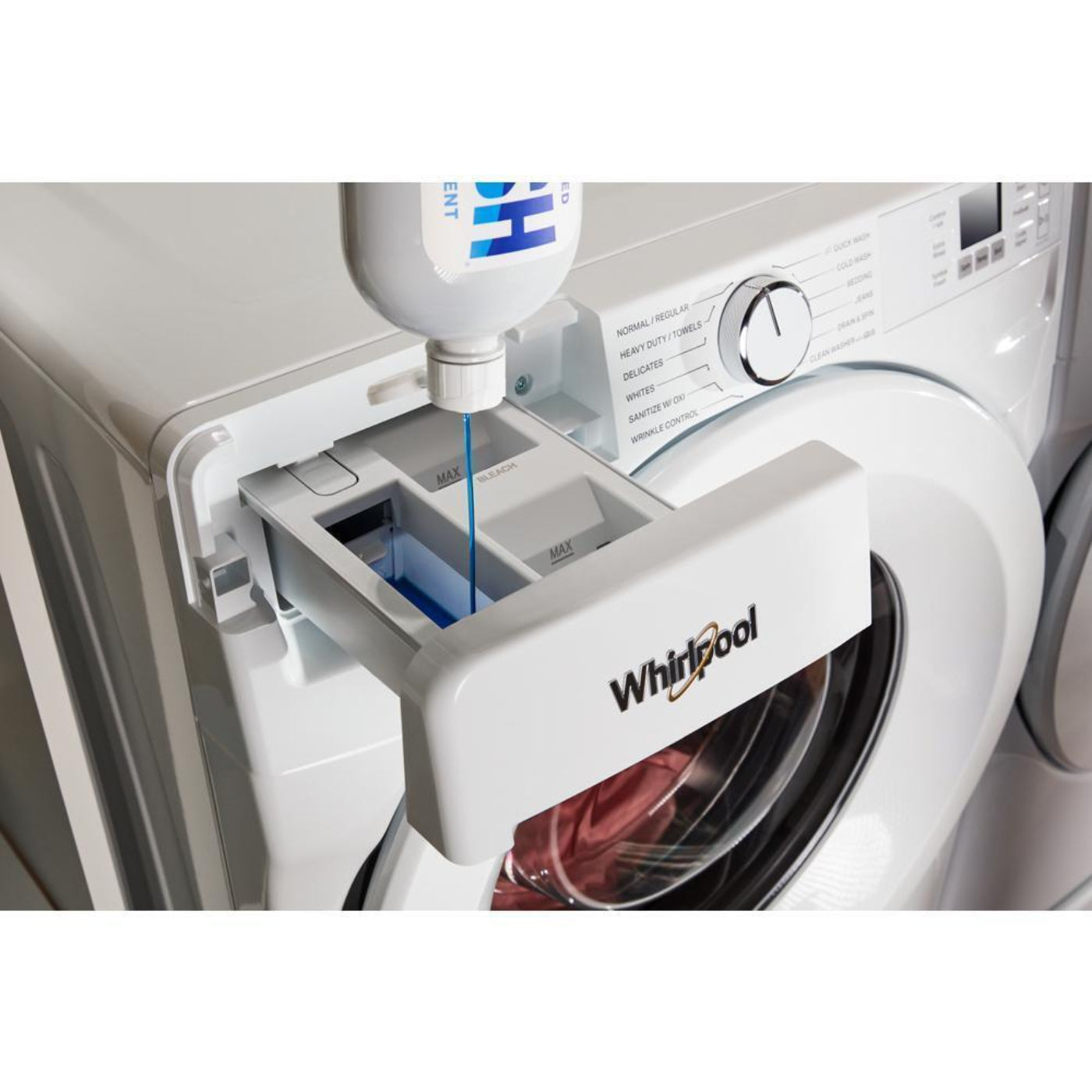 WHIRLPOOL 4.5 cu. ft. Front Load ENERGY STAR Washer with Tumble Fresh Option White - WFW4720RW
