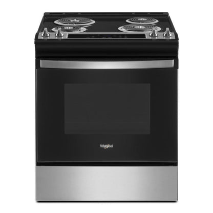 WHIRLPOOL 4.8 Cu. Ft. Whirlpool Electric Range with Frozen Bake Technology in Stainless Steel - WEC310S0LS