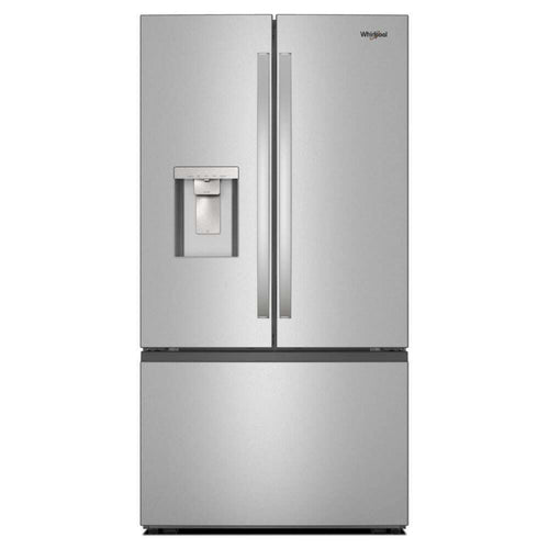 WHIRLPOOL 36-Inch French Door Refrigerator with In-Door Water and Ice Maker - 30 cu. ft. Stainless - WRFF3536SZ