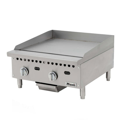 Migali  Gas Countertop Griddle with Thermostatic Controls - 50,000 BTU - C-G24T