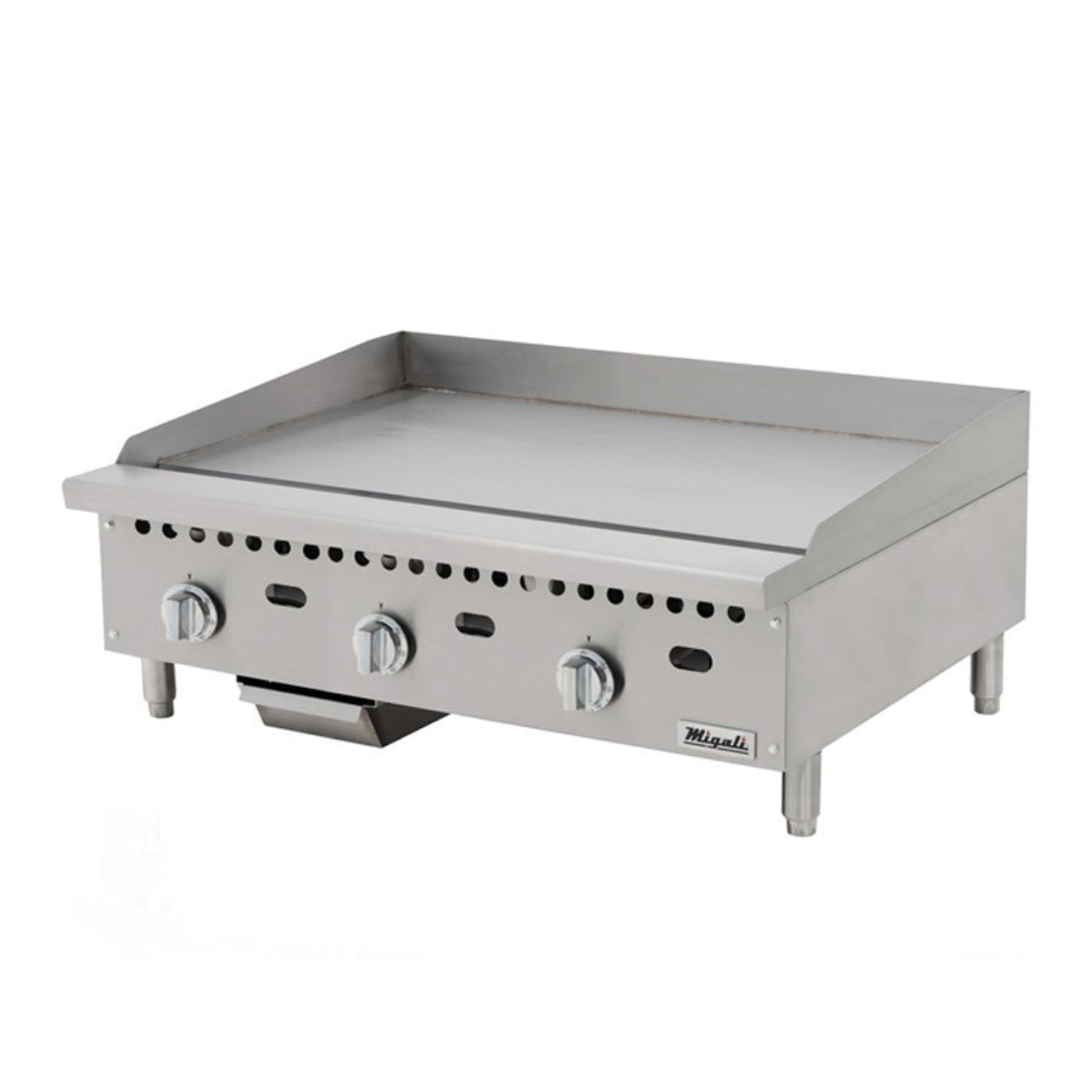 Migali  Gas Countertop Griddle with Thermostatic Controls - 75,000 BTU - C-G36T