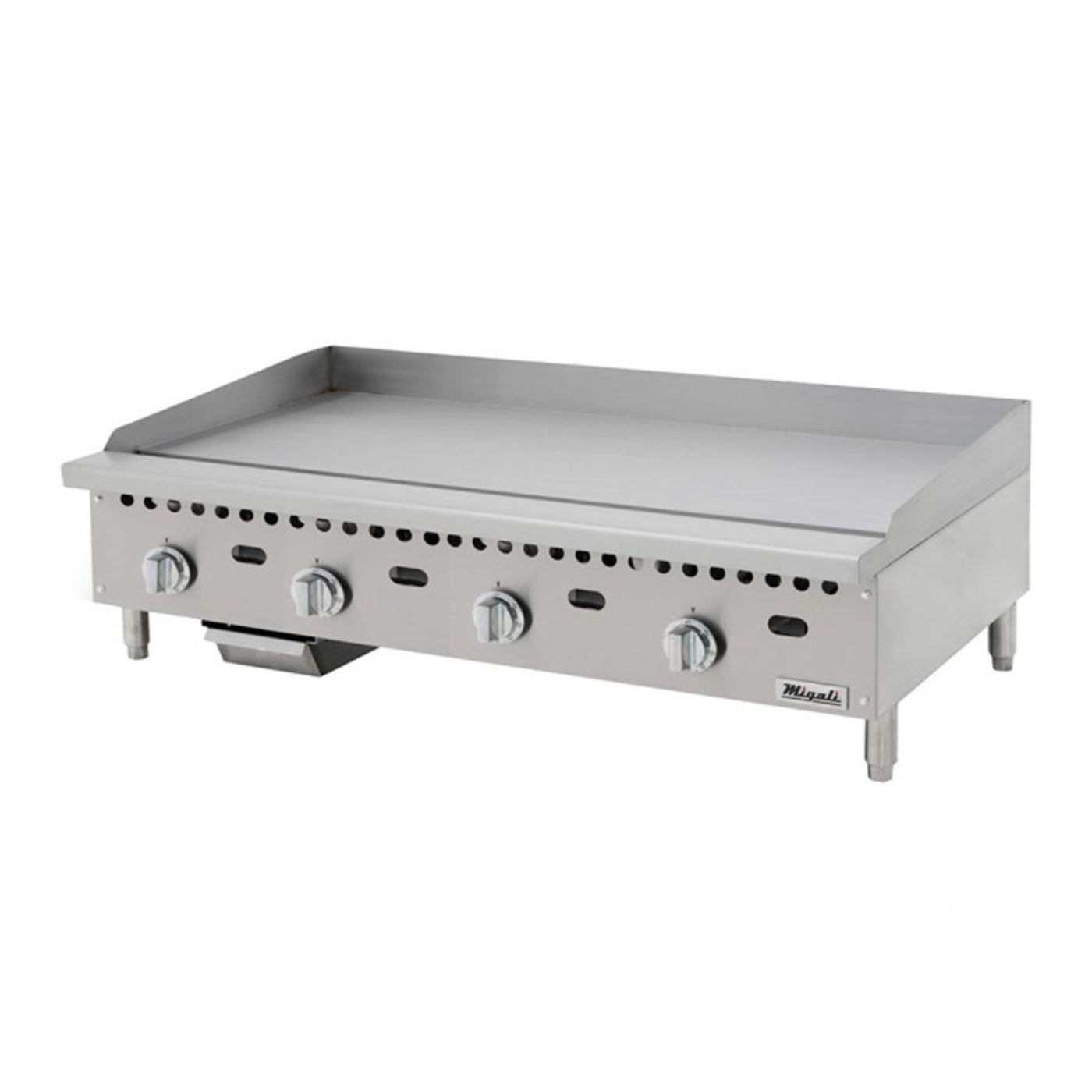 Migali  Gas Countertop Griddle with Thermostatic Controls - 100,000 BTU - C-G48T