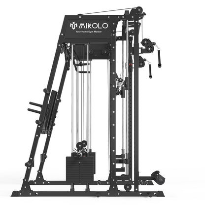 Mikolo Fitness All-in-one Smith Machine with Weight Stack - DM-M9WS