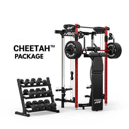 Mikolo Fitness CHEETAH Home Gym Pack - HP-WR00-DS01-350-RRB