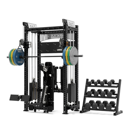 Mikolo Fitness ANUBIS-2.0 Elite Home Gym Package - DM-HR02-2-B-HP4-RBB-DS01