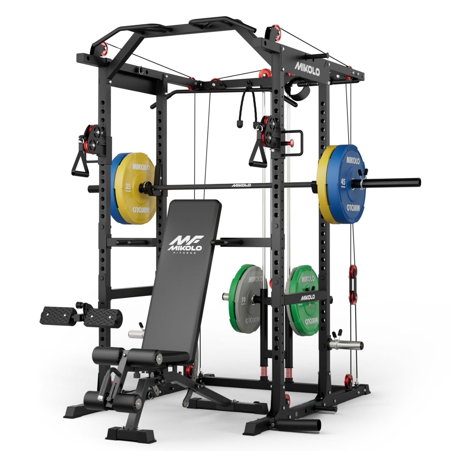 Mikolo Fitness K6-2.0 Ultra Essential Package - DM-K8-B-HP-BBB