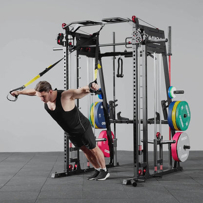 Mikolo Fitness M4-2.0 Ultra All-In-One Functional Home Gym Smith Machine  - DM-M8-B-AL