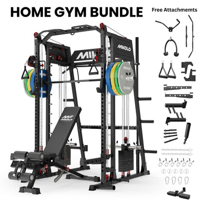 Mikolo Fitness M4-2.0 Elite Essential Package - DM-M8-WS-HP-B