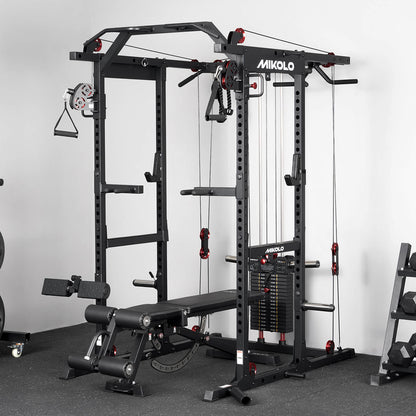 Mikolo Fitness K6-2.0 Elite All-in-One Trainer with Weight Stack - DM-K8-B-WS-S