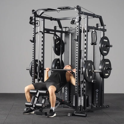 Mikolo Fitness HORUS Smith Machine Functional Trainer With Dual Weight Stack - DM-SM02-B