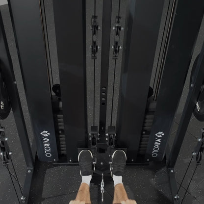 Mikolo Fitness HORUS Smith Machine Functional Trainer With Dual Weight Stack - DM-SM02-B