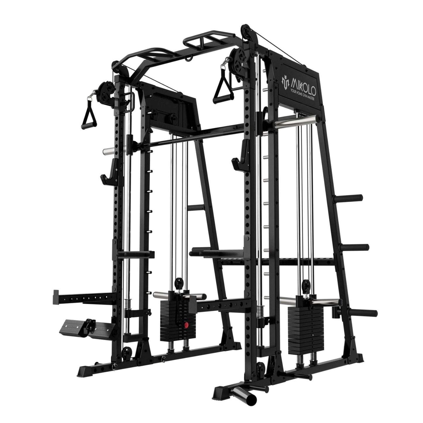 Mikolo Fitness All-in-one Smith Machine with Weight Stack - DM-M9WS
