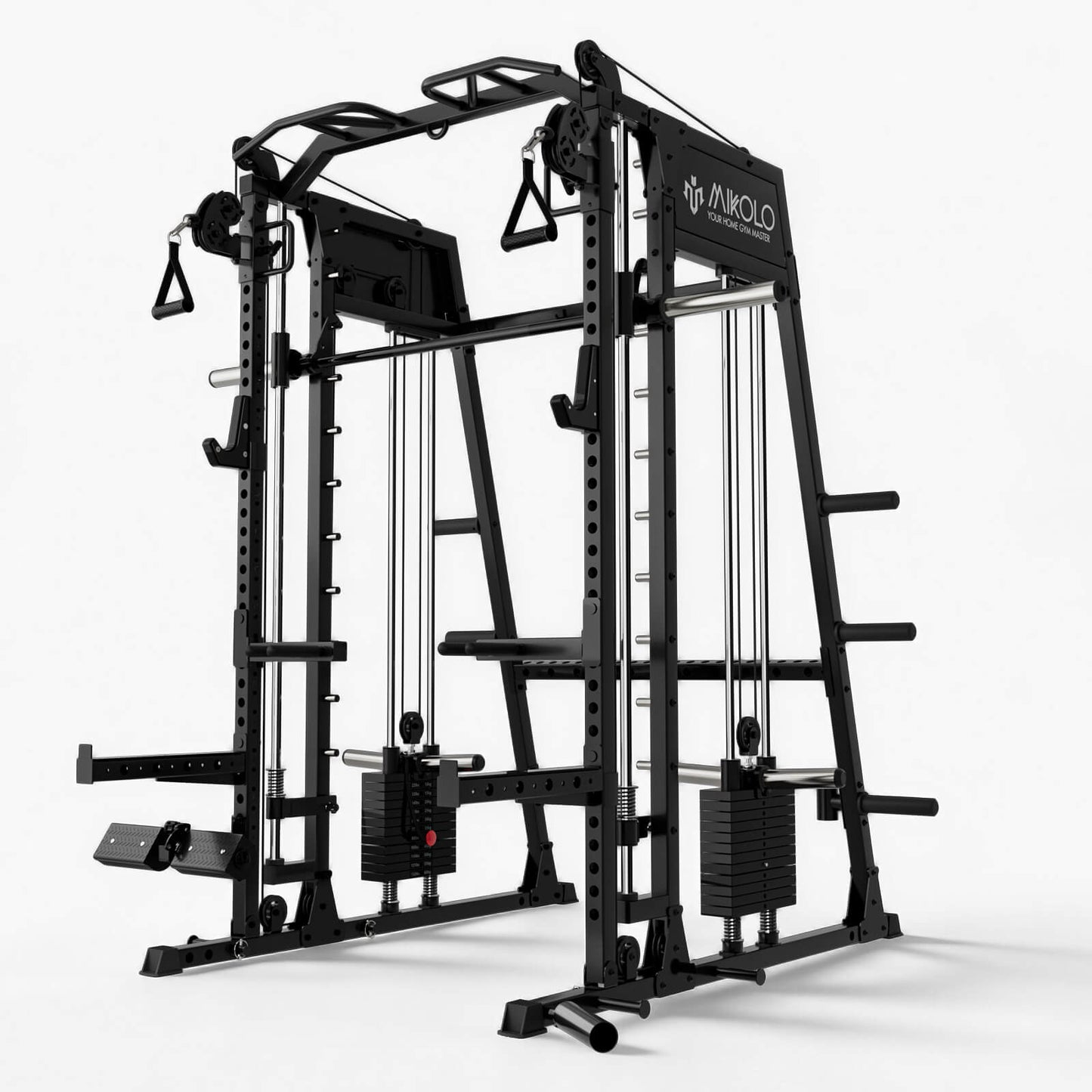 Mikolo Fitness All-in-one Smith Machine with Weight Stack - DM-M9WS