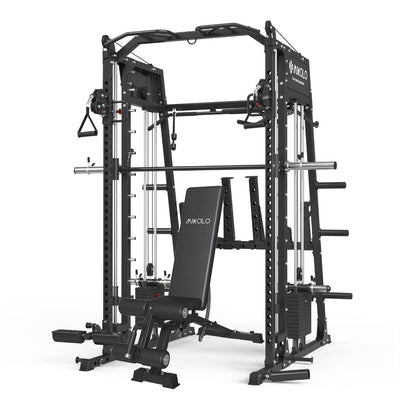 Mikolo Fitness All-in-one Smith Machine with Weight Stack - DM-M9WS