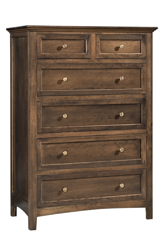 QW Amish Millcraft Albany High Chest of Drawers - MBA40CH