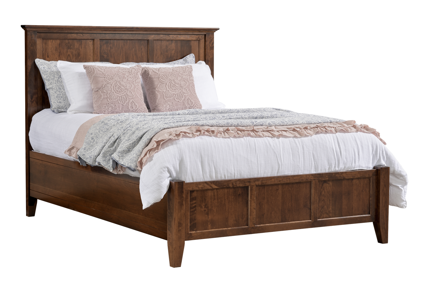 QW Amish Millcraft Albany Panel Bed - MBA56QN