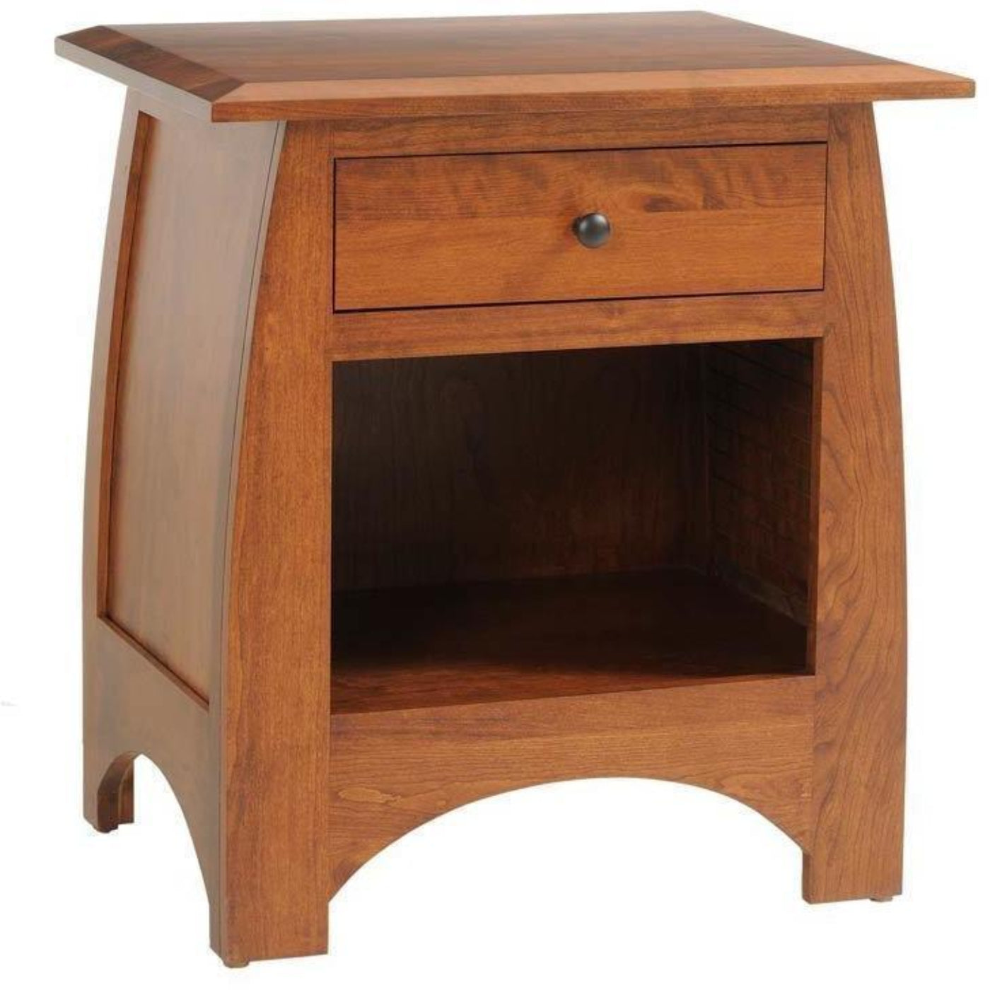 QW Amish Millcraft Bordeaux 1 Drawer Nightstand - MCB25NS