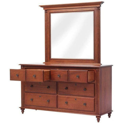 QW Amish Millcraft Fur Elise Dresser w/ Optional Mirror - MD664DR