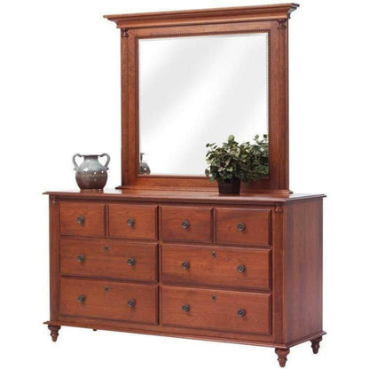 QW Amish Millcraft Fur Elise Dresser w/ Optional Mirror - MD664DR