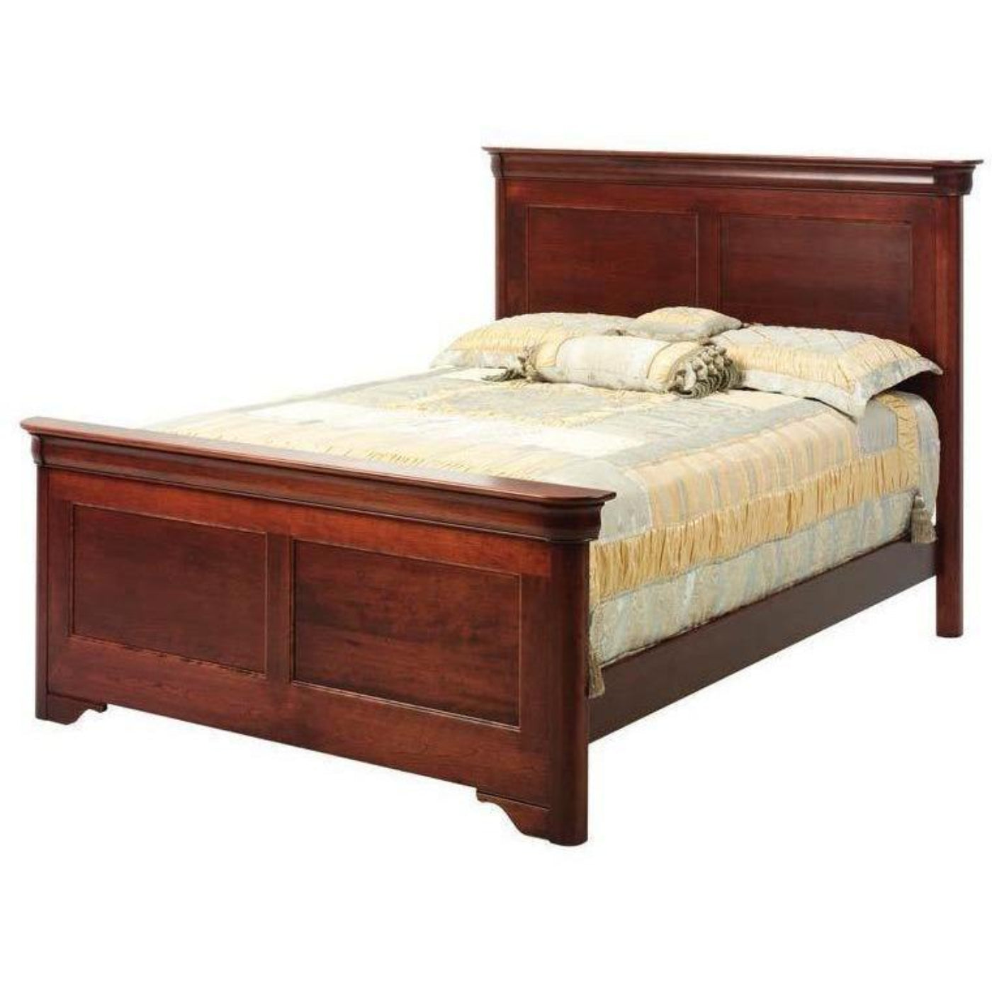 QW Amish Millcraft Louis Phillipe Series Panel Bed - MD836QN