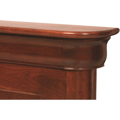 QW Amish Millcraft Louis Phillipe Series Panel Bed - MD836QN