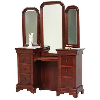 QW Amish Millcraft Louis Phillipe Vanity w/ Optional Mirror - MD854VA