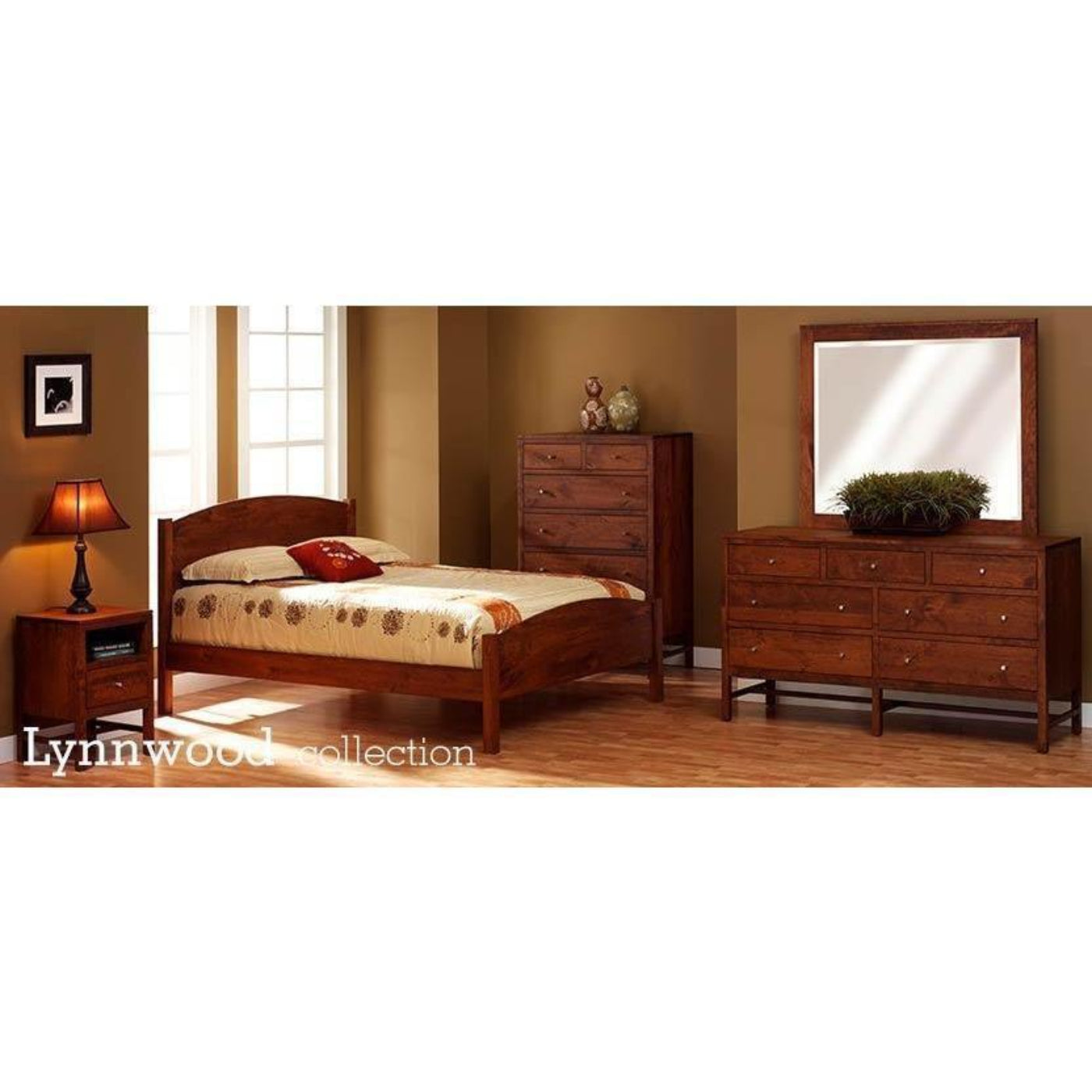 QW Amish Millcraft Lynnwood 1 Drawer Nightstand - MB120NS