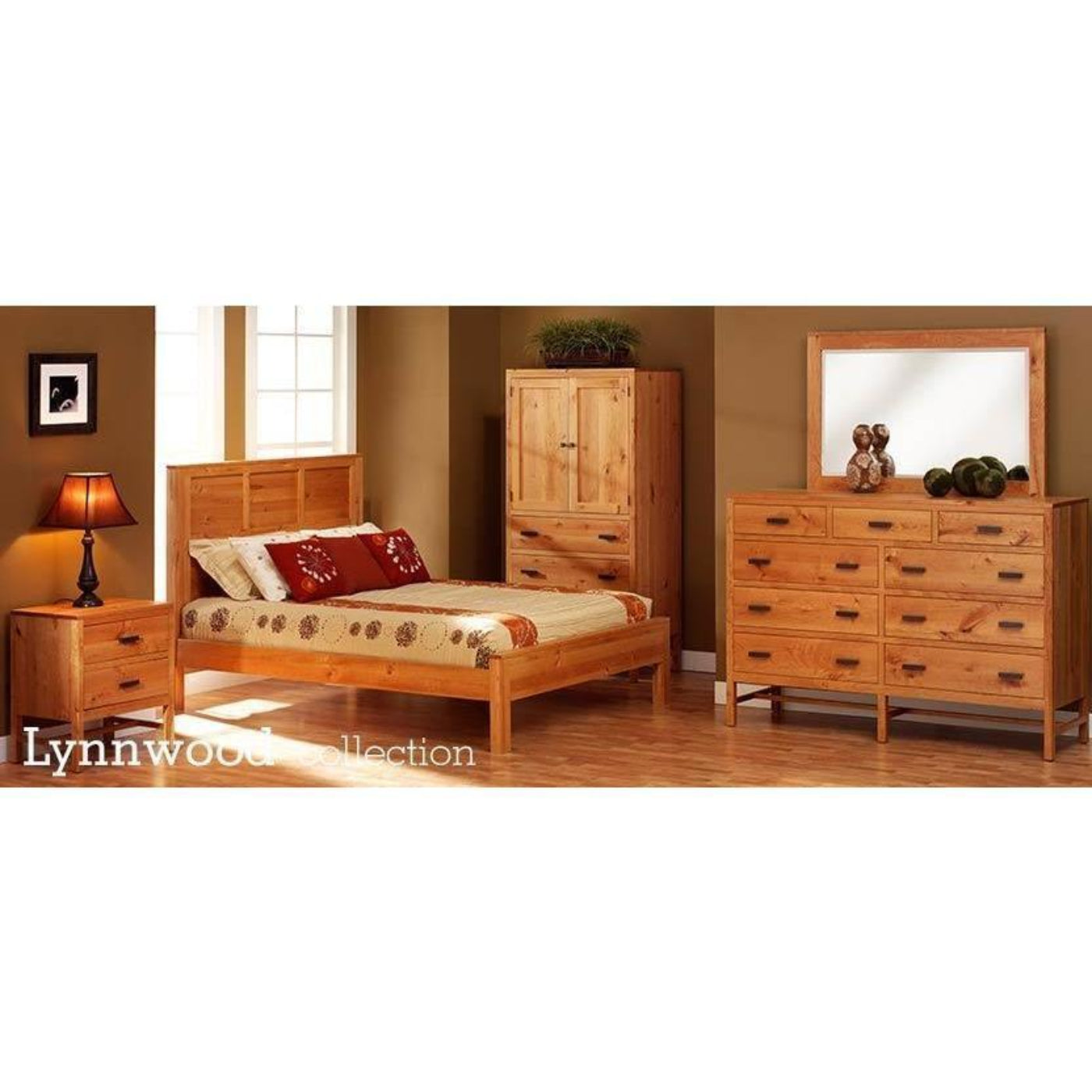QW Amish Millcraft Lynnwood Panel Bed - MB146QN