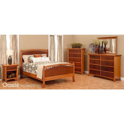 QW Amish Millcraft Oasis Panel Bed - MCP56QN