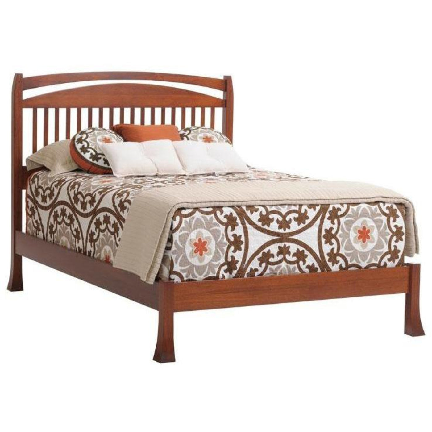 QW Amish Millcraft Oasis Slat Bed - MCP22QN