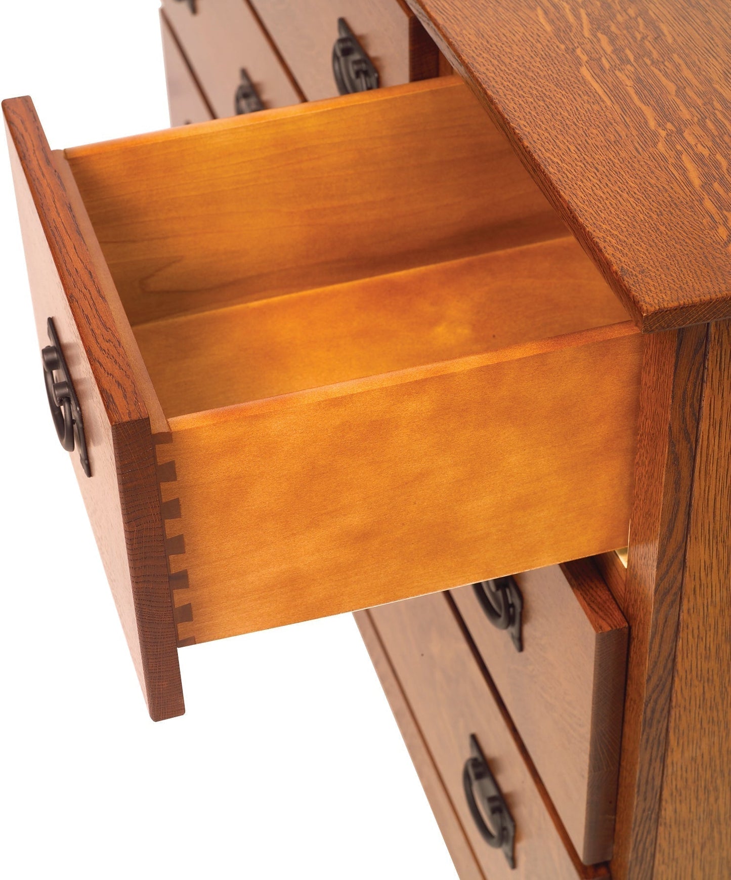 QW Amish Millcraft Old English 66" High Dresser w/ Optional Mirror - MF266DR
