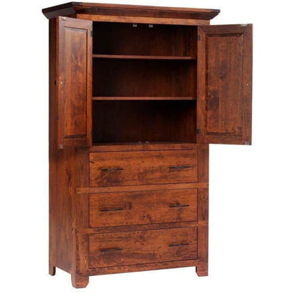 QW Amish Millcraft Redmond Wellington Armoire - MCR41AM