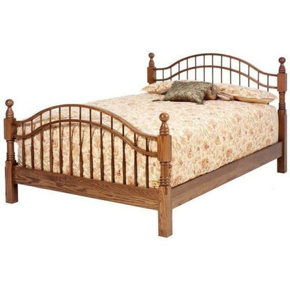 QW Amish Millcraft Sierra Classic Double Bow Bed - SC332QN
