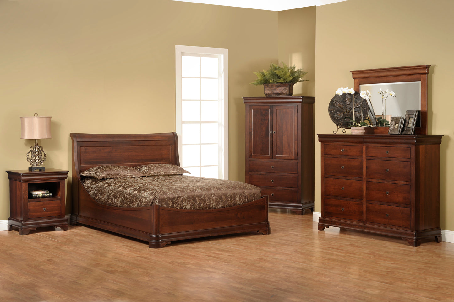 QW Amish Millcraft Versailles 5pc Set - VERSAILLES-5PC-QN