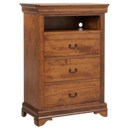 QW Amish Millcraft Versailles Chest w/ Open Shelf - MBV39CH