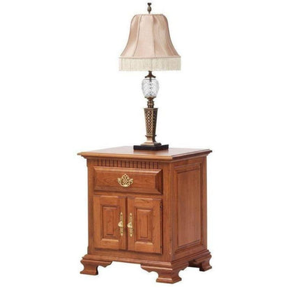 QW Amish Millcraft Victoria's 1 Drawer, 2 Door Nighstand - MD714NS