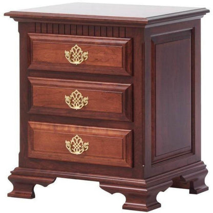 QW Amish Millcraft Victoria's 3 Drawer Nightstand - MD713NS