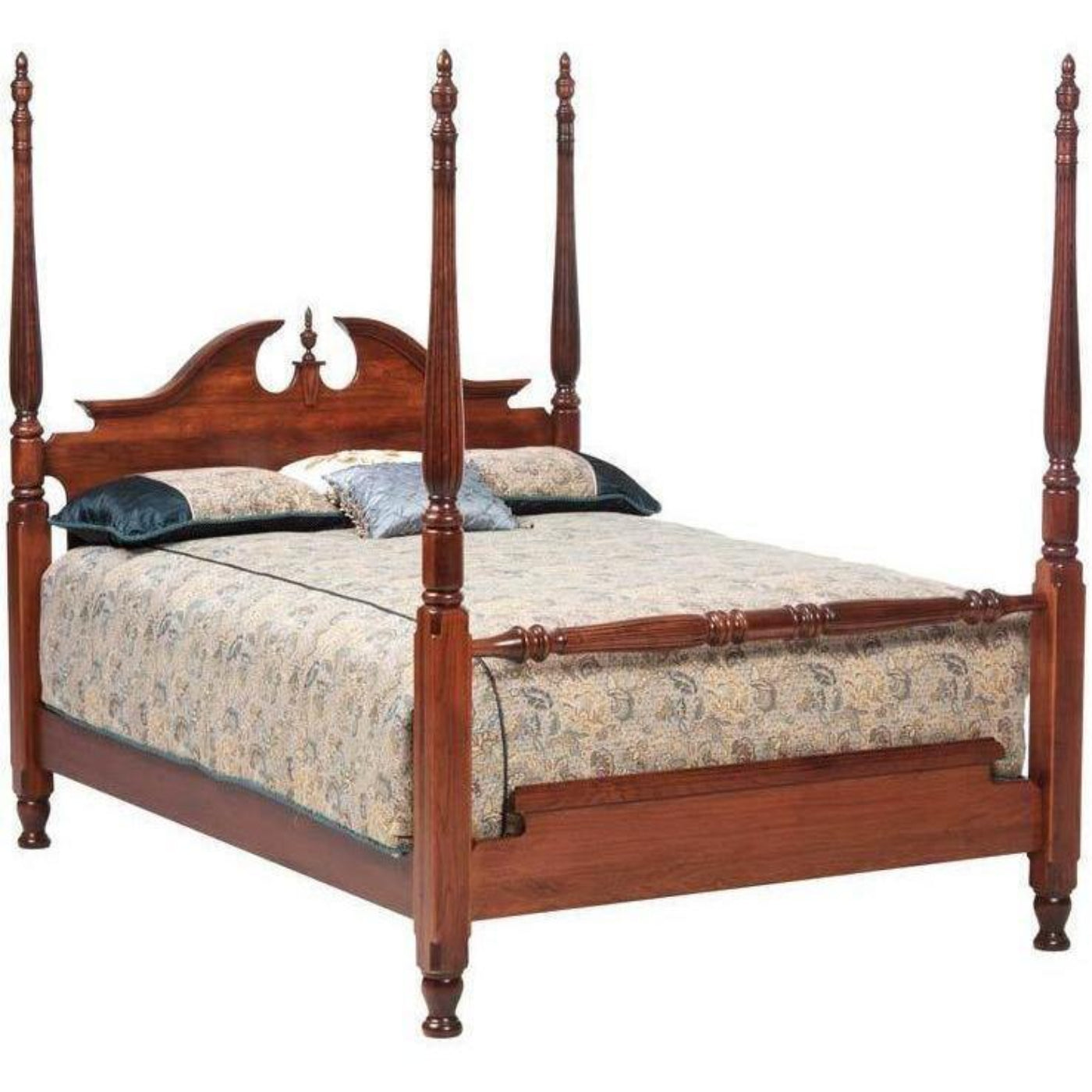 QW Amish Millcraft Victoria's Pilaster Bed - MD746QN