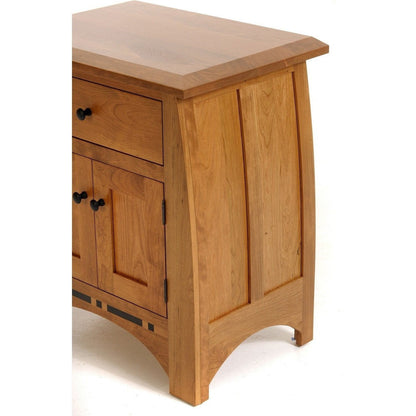 QW Amish Millcraft Vineyard 1 Drawer, 2 Door Nightstand - MDT29NS