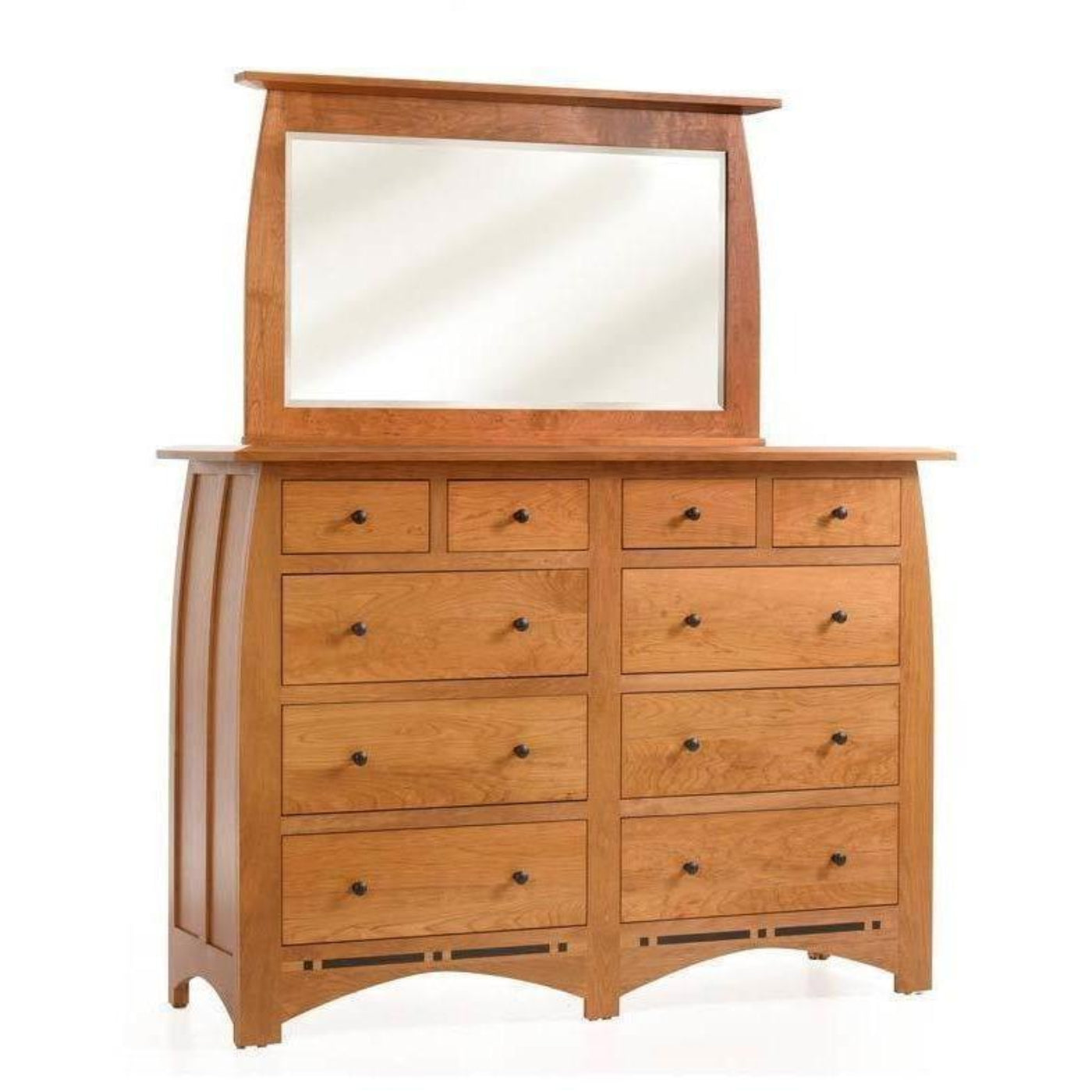QW Amish Millcraft Vineyard High Dresser w/ Optional Mirror  - MDT66DR