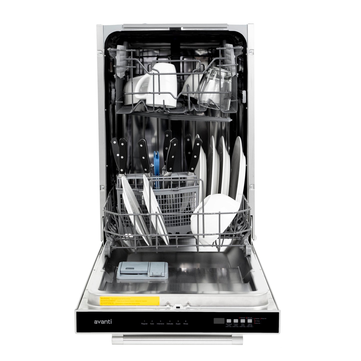 Avanti 18" Built In Dishwasher - DWT18V3S